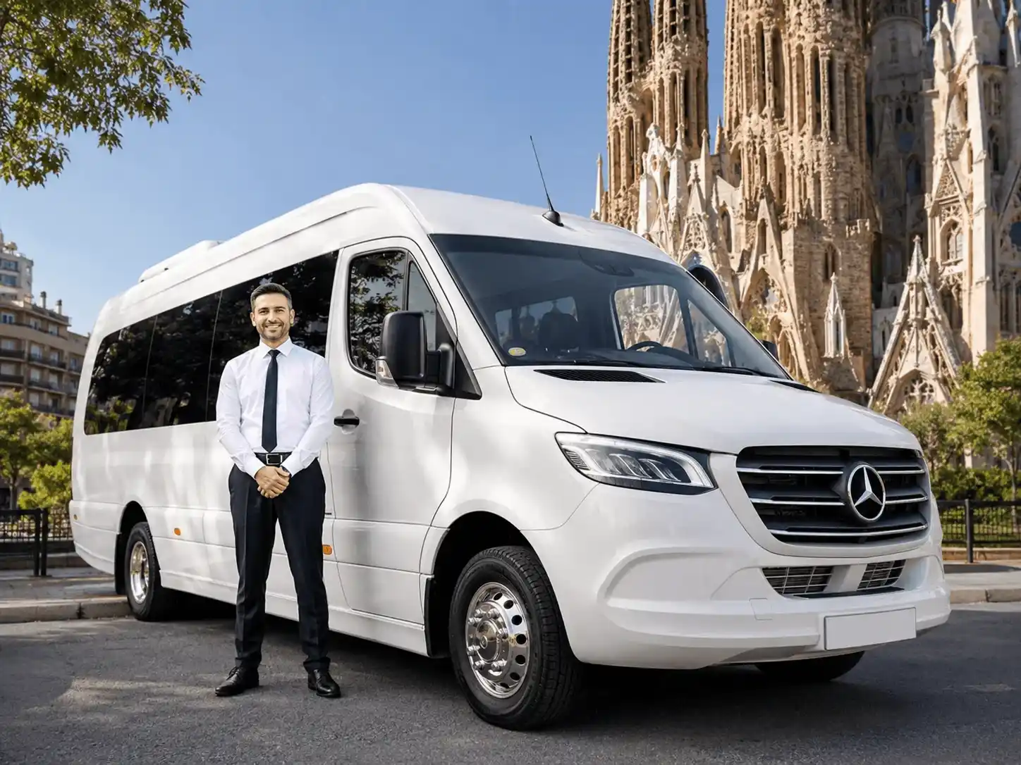 minibus hire Barcelona private minibus service